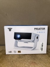 Smart Projector with WiFi 6 and Bluetooth Built-in Apps - 4K Support Portable Mi