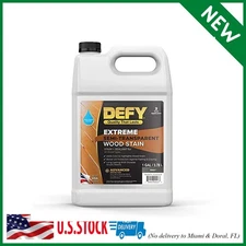DEFY Extreme Wood Stain and Sealer in One - 1 Gallon Semi-Transparent Waterproof
