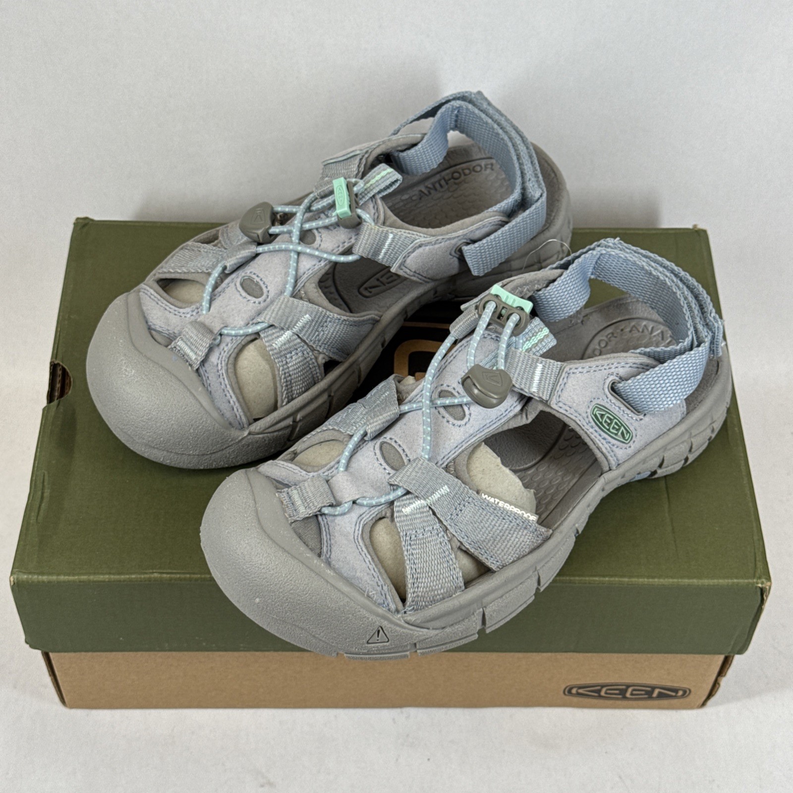 Scarpe sandali sportivi Keen donna Ravine H2 taglia 6 0 blu onda nebbia oceano 1023083