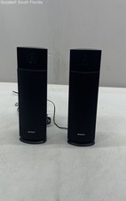 Lot Of 2 Pcs Sony Model SS-TSB112 Black Home Audio Wired Speakers Not Tested