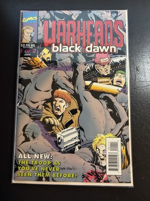Warheads: Black Dawn #1, 1993 Marvel Comic Title in Foil