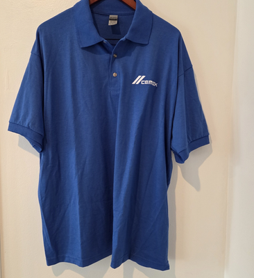 #ad Cemex Men#x27;s XL Shirt Extra Large Royal Blue Cement Concrete Aggregate Materials $15.00