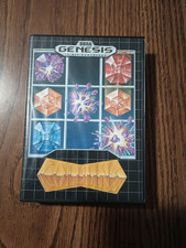 Columns Sega Genesis Video Game Puzzle 1-2 Players Multiplayer Tested No Manual