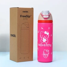 Owala FreeSip Hello Kitty 32oz Mugs Insulated Stainless Steel Water Bottle Gift