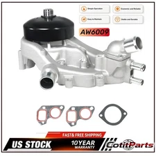 AW6009 Water Pump w/Thermostat for 2007 2008-2016 Chevy GMC 4.8 5.3 6.0 6.2L