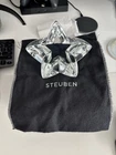 STEUBEN Glass Starlight Paperweight Sculpture