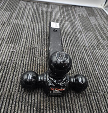 Curt 45652 Class 3 Black Black Hitch Ball Tri-ball Mount For 2 Receivers