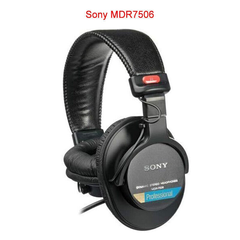1PCS Sony MDR-7506 Professional Studio Large Diaphragm Wired Headphone