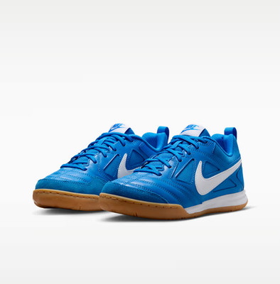 Nike Gato/ Photo Blue/Gum Yellow/White Indoor Futsal Soccer Size 5Y