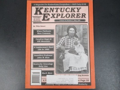 Kentucky Explorer Magazine May 1998 Vol 13 No 1 Kentucky History Local Stories