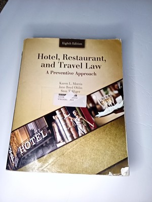 Hotel, Restaurant, and Travel Law: - Paperback, by Morris Karen L.;