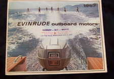 VINTAGE 1967 EVINRUDE OUTBOARD MOTOR BROCHURE BOAT MARINE