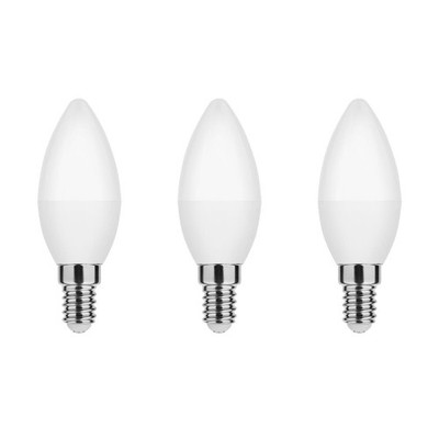 Modee E14 LED Kerzenlampe 4,9W 470lm 6000K Tageslichtweiß 3 Stück