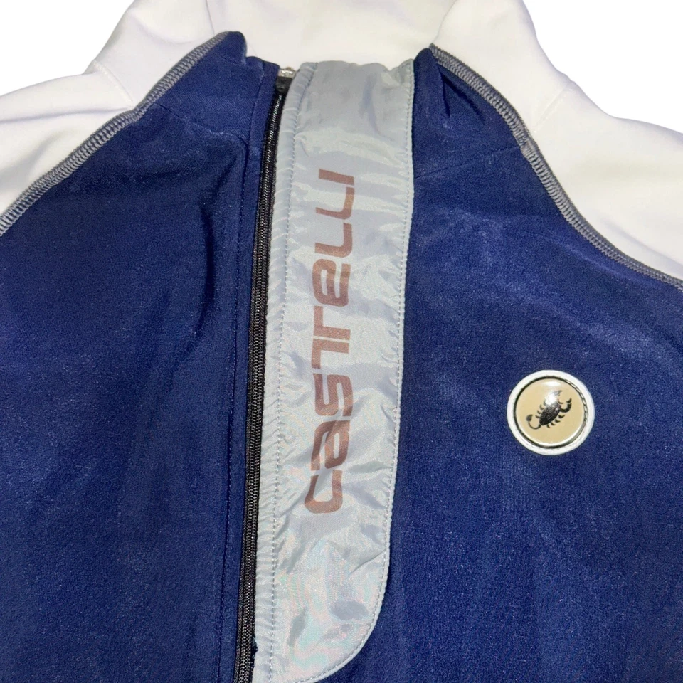 Chaqueta de ciclismo Castelli Techno Sport Wear para mujer talla L azul forrada de vellón Foto 2 de 4