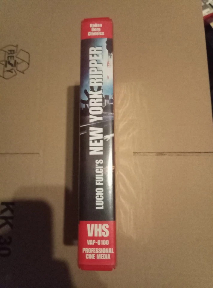Lucio Fulci's N.Y. RIPPER Großbox / Rotes Tape in Englisch / Top Zustand SELTEN! - Bild 4 von 4