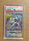 2019 Pokemon Sun & Moon Blastoise & Piplup GX Cosmic Eclipse #38 PSA 9 MINT