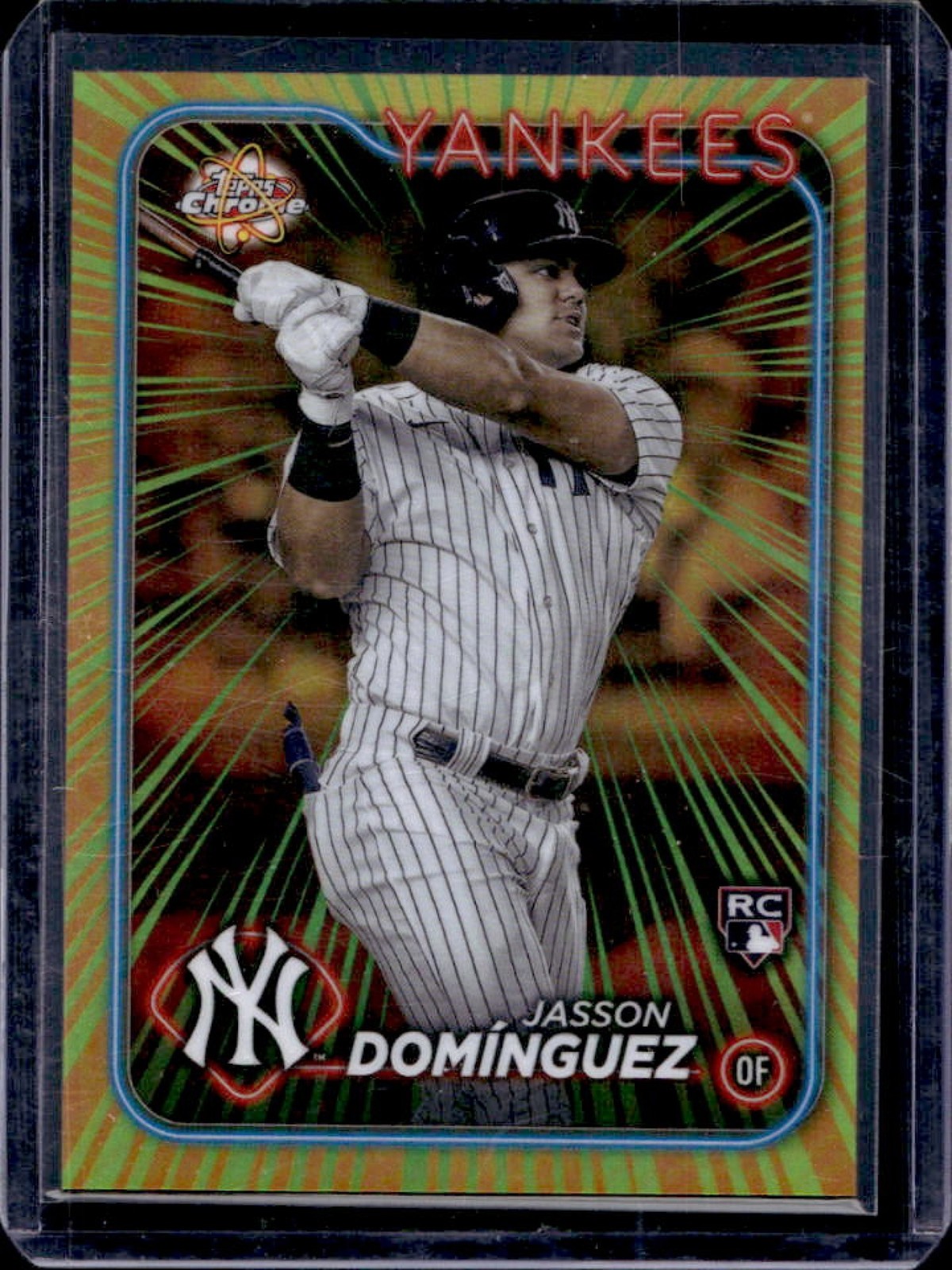 2024 Topps Chrome Jasson Dominguez Radiating Rookies RC #RR-10 Yankees