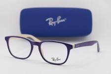 NEW RAY-BAN JUNIOR RB 1592 3818 BLUE BROWN AUTHENTIC EYEGLASSES 46-16