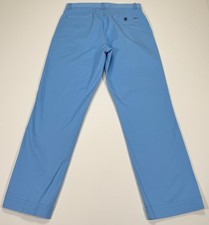 Polo Ralph Lauren Mens Chinos 30x30 Light Blue Stretch Classic Fit Cotton