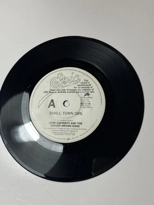John Cafferty & The Beaver Brown Band SMALL TOWN GIRL White PROMO Oz 7" 1985 - image 1 of 4