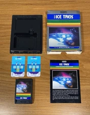 Ice Trek (Mattel Intellivision, 1982) Complete in Original Box w/ Overlays CIB