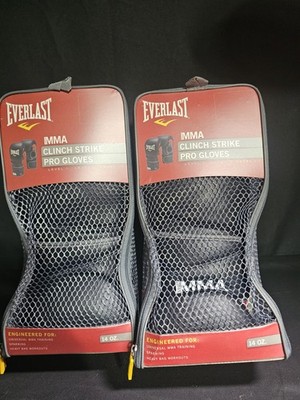 2 Pair Everlast MMA Clinch Strike Pro Gloves 14 oz  No.7214LXL