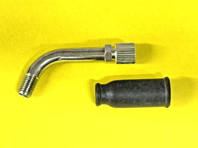 DELLORTO  # 3600   70 degree ELBOW with ADJUSTER , NUT, & BOOT