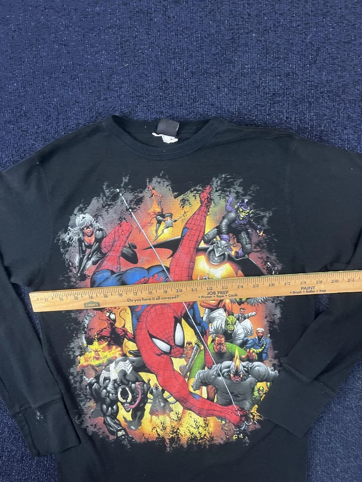 Marvel Spider-Man Shirt Youth Large Mad Engine Superhero Long Sleeve Comic Tee - Image 4 of 4