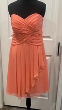 Juniors Beautiful Prom Dress Size 8 David's Bridal, Strapless Style