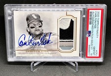 2020 Carlton Fisk  Topps Dynasty Autographed Patch - Gold  1/1 PSA 10 HOF