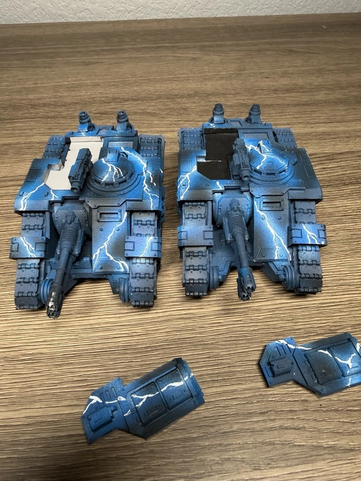 Warhammer 40K Night Lords Saber Tanks Painted 30k - Image 4 of 4