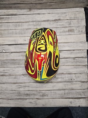 TROY LEE DESIGNS SE3 MOTORCROSS HELMET GALAXY Black /Yellow