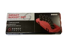Sunex 7pc 12 Metric 6 Point Universal Impact Sockets Set Tools Drive Mm 2655