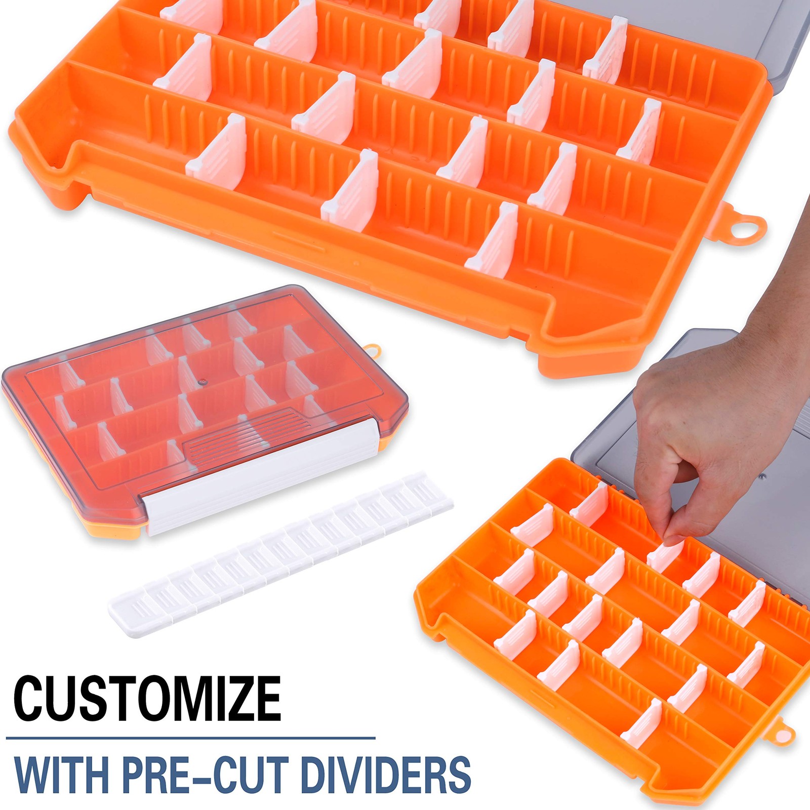 Fishing Accessories Kit, 263pcs Fishing Tackle Kit with Tackle Box Including ... - Image 6