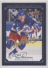 2018 Upper Deck Chronology Canvas Timeless Memories Blue Teppo Numminen Auto b8c