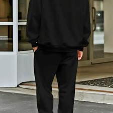 New Black Training Set XXXL Men  s Sportswear