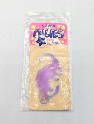 NEW! - Vintage 80 s Davis Liquid Crystal Oilies Sticker - Dinosaur - VERY RARE!!