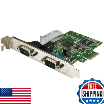 Startech.Com 2-Port Pci Express Serial Card 16C1050 Uart - Rs232 Profile Serial