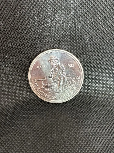 New Listing1985 American Prospector Eagle .999 Fine Silver Round 1 oz