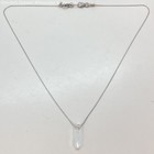 925 Sterling Silver Rhinestone Pendant Necklace 6.0g — photo 3