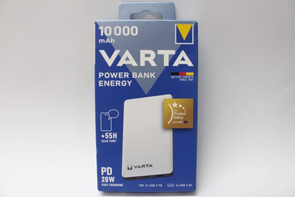 2x VARTA Power Bank Energy 10000mAh PD 20W USB-C Fast Charging Neu - Bild 2 von 4