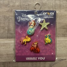 Crocs Jibbitz Disney Princess Ariel The Little Mermaid 5 Pack