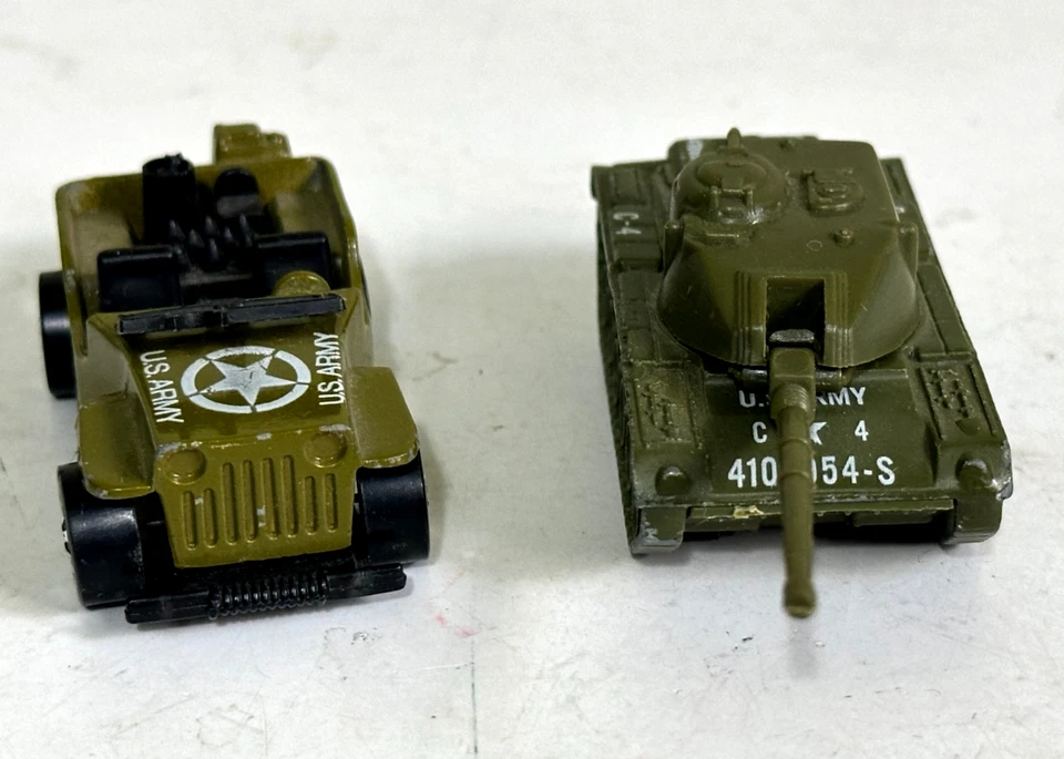 风火轮 BLACKWALL 美国军队军事 C4 坦克和 JEEP 枪 SLINGER 迷彩 绿色 — 第 3/4 张图片