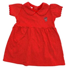 G-Two Feet Ahead, 2Y, s/s cotton knit dress, Texas Tech (2 Years, Texas Tech)