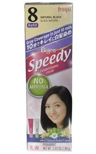 BIGEN Speedy No-Ammonia Japan Hair Color 8 Natural Black NO Gray in10Min REFILL