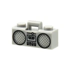 Genuine LEGO® Boom Box Radio Stereo Speakers Minifigure Furniture 93221pb03
