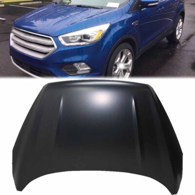 Front Hood Panel Compatible with Ford Escape 2017 2018 2019 Primed Steel