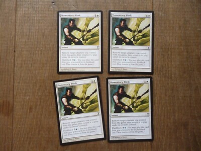 MTG 4 x Momentary Blink gemeinsame Karte Zeitspirale Magie Das Sammeln