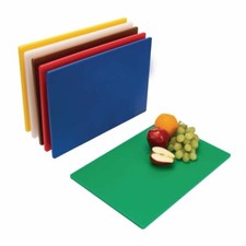 Chopping Boards / Set of 6 Colour / Hygiplas Boards / Commercial Grade 