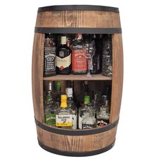 Barra rústica de barril de madera